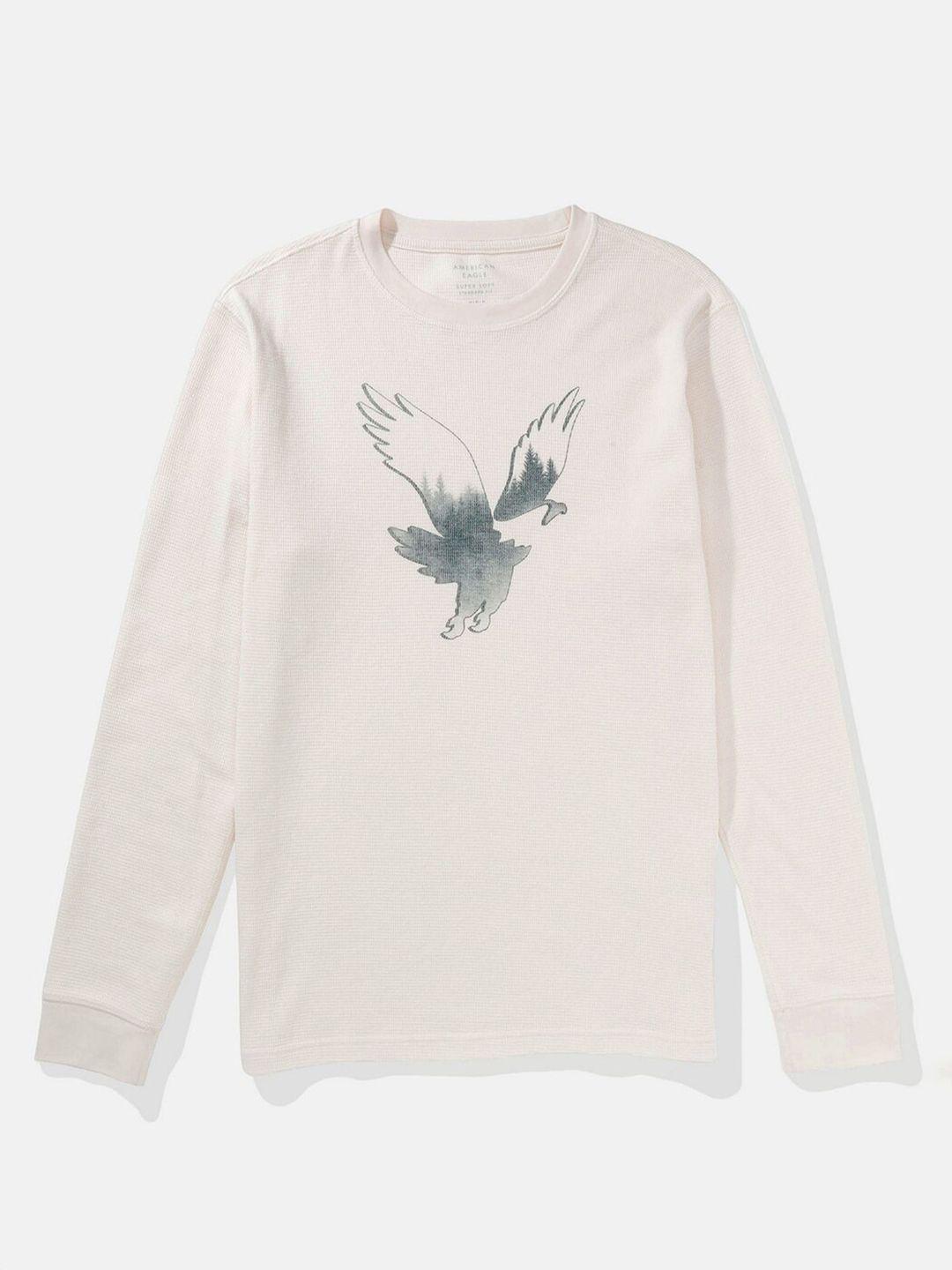 american eagle outfitters graphic printed round neck cotton tshirt