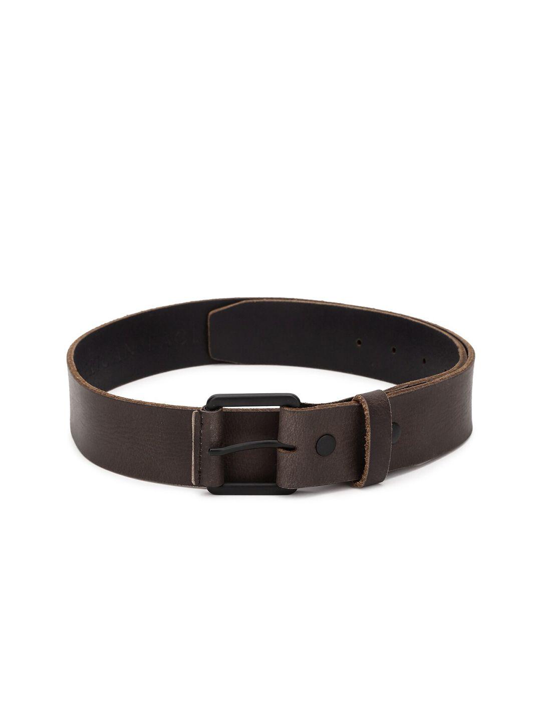 american eagle outfitters men brown textured leather belt