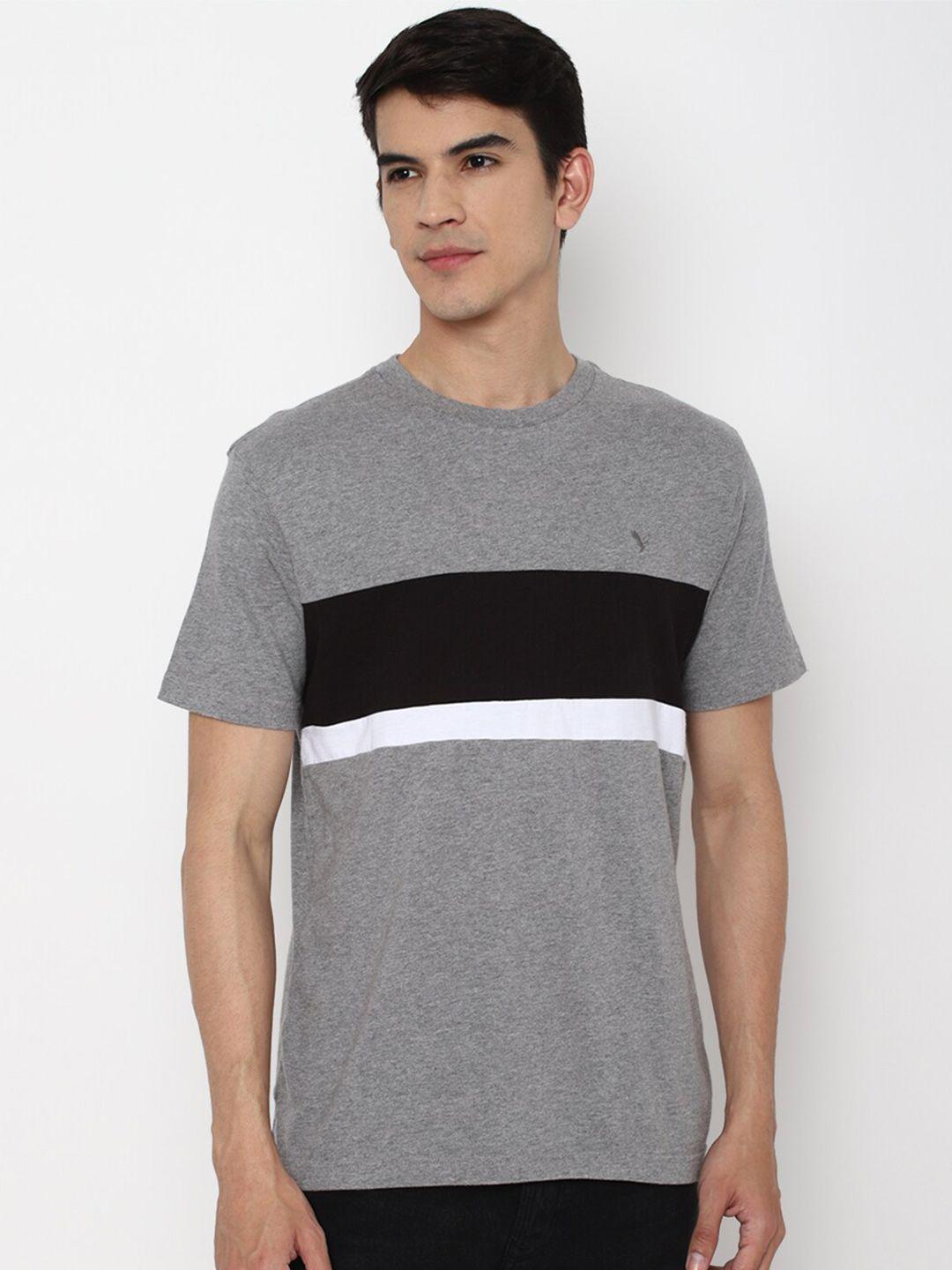 american eagle outfitters men colourblocked t-shirt