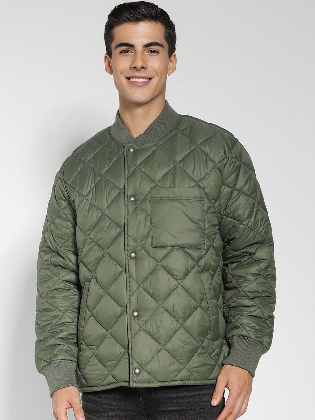 american eagle outfitters men green bomber jacket