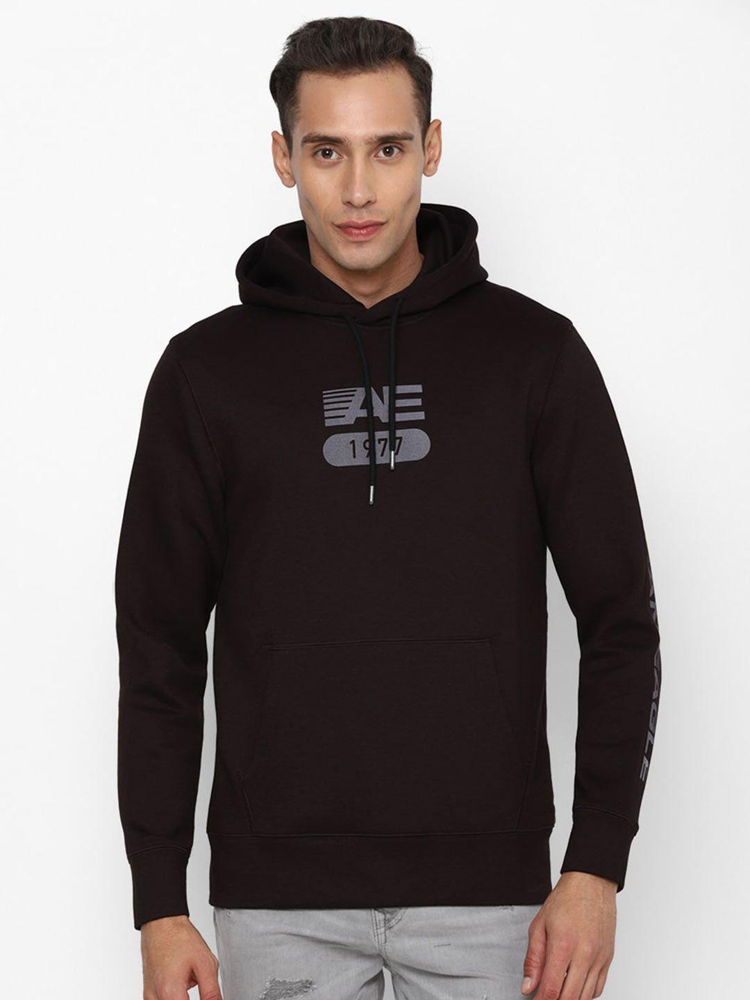 american eagle outfitters men printed hooded sweatshirt