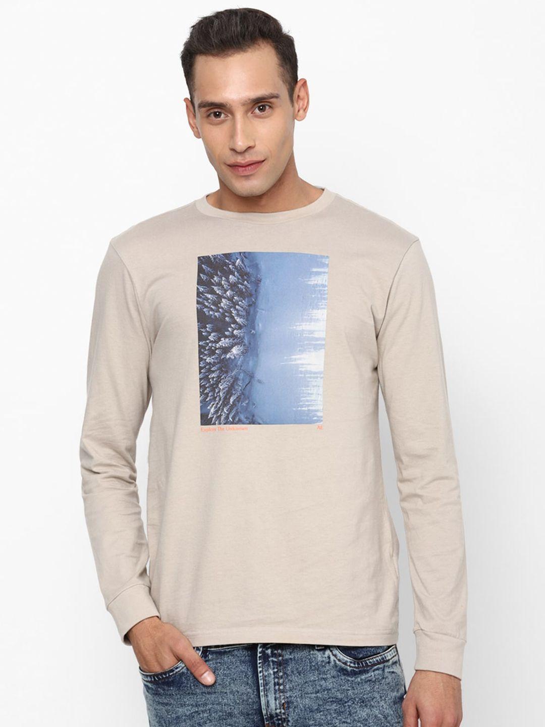 american eagle outfitters men printed pure cotton t-shirt