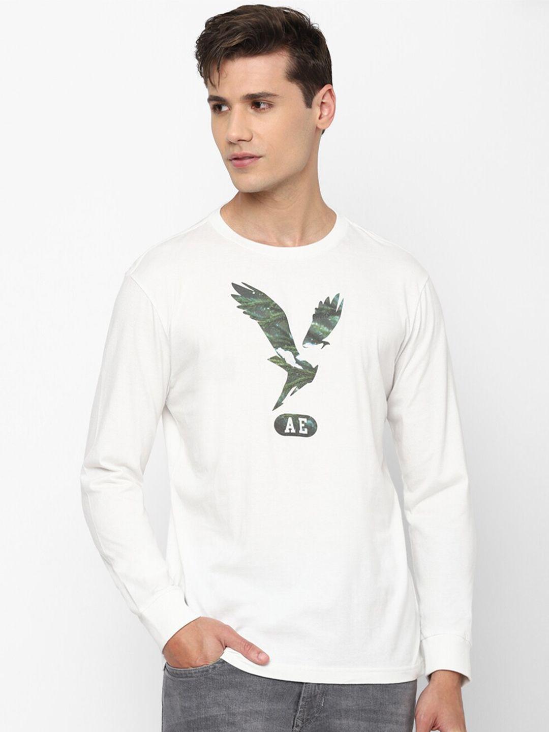 american eagle outfitters men printed pure cotton t-shirt