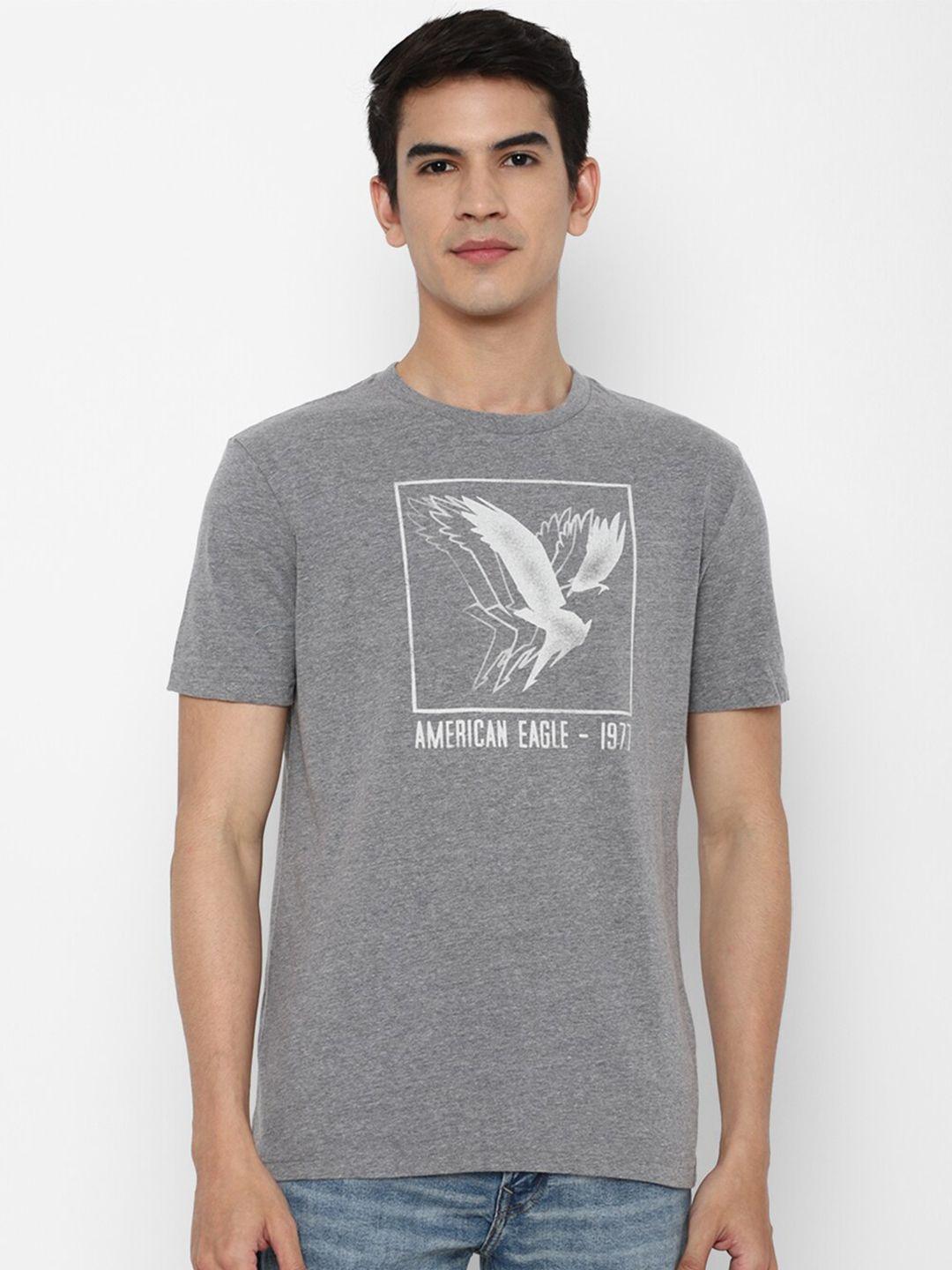american eagle outfitters men printed pure cotton t-shirt