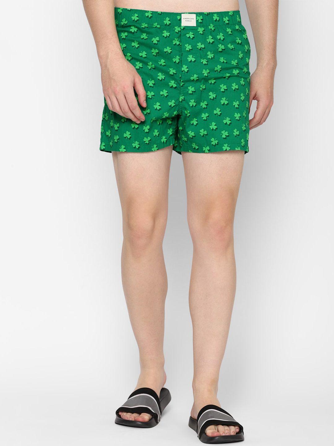 american eagle outfitters men printed regular fit shorts