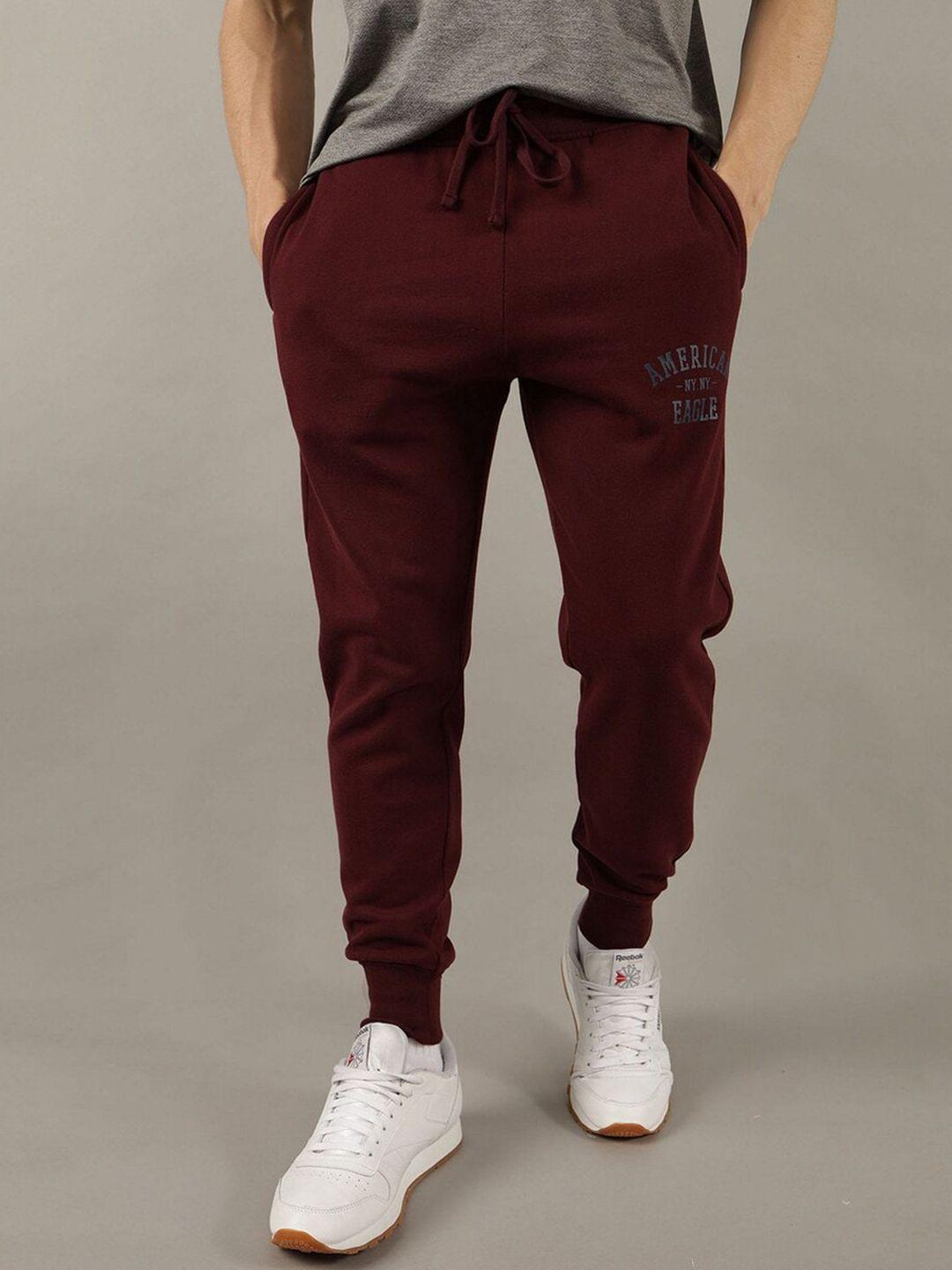 american eagle outfitters men slim fit mid-rise joggers