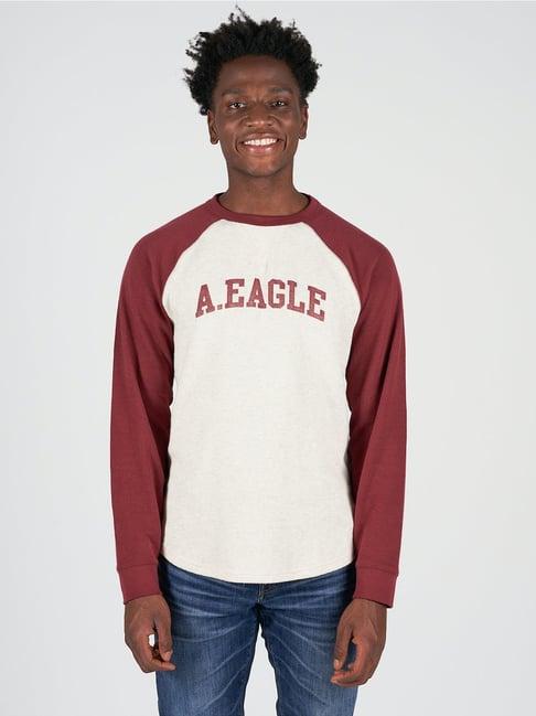 american eagle outfitters multi standard fit colour block t-shirt