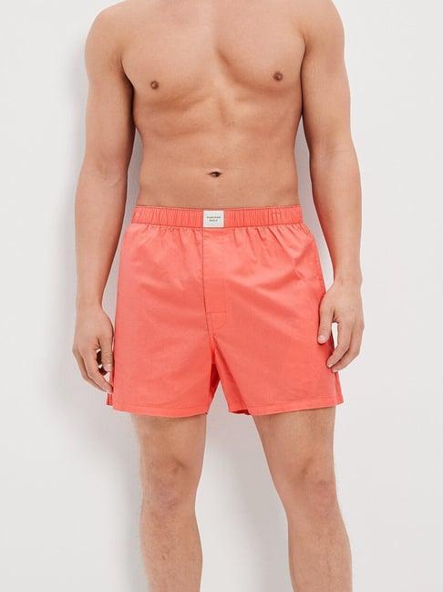 american eagle outfitters peach cotton regular fit boxers