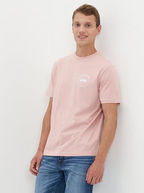 american eagle outfitters pink regular fit t-shirt