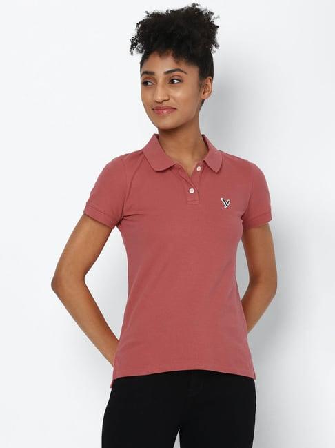 american eagle outfitters pink regular fit t-shirt
