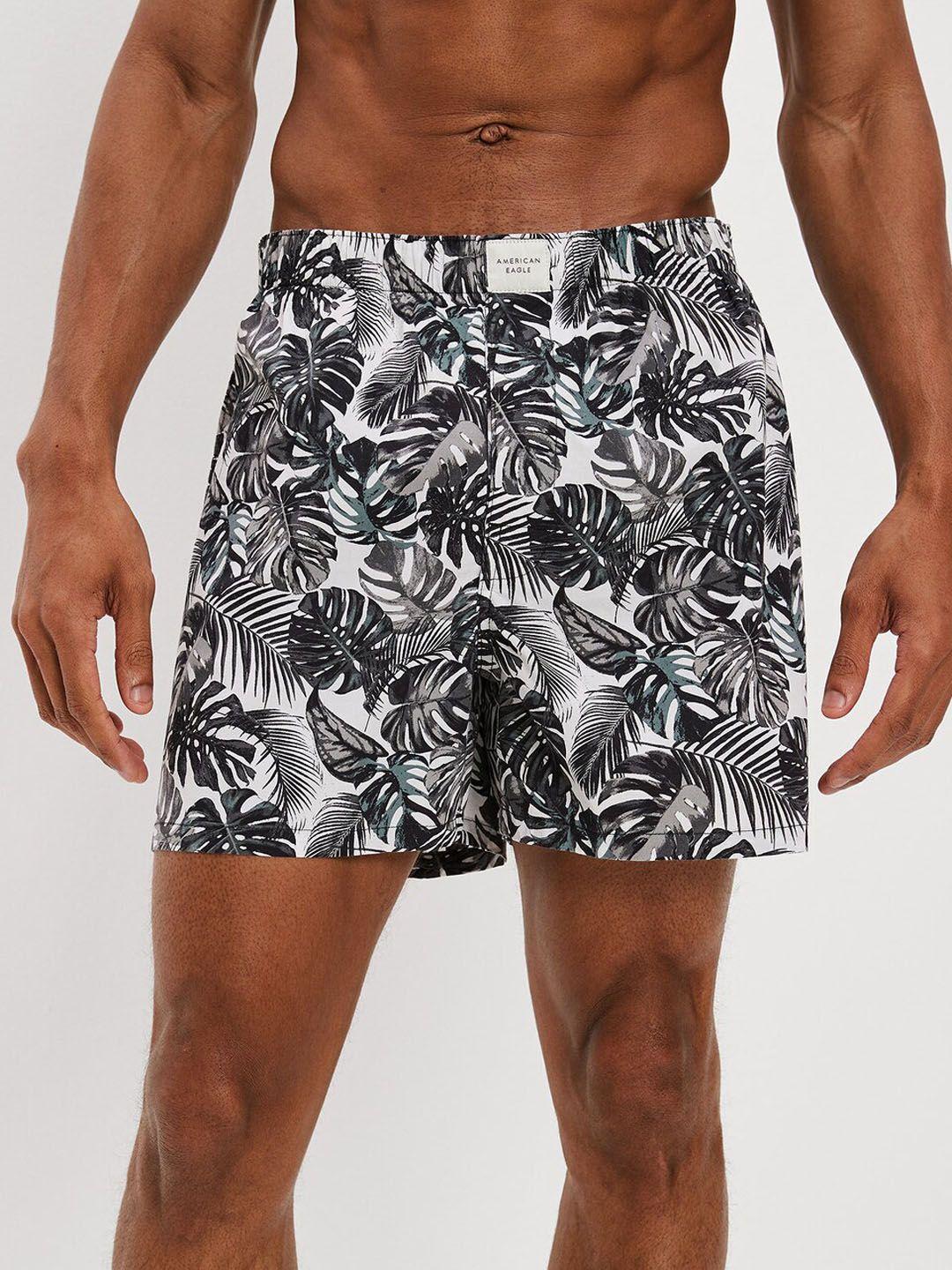 american eagle outfitters tropical printed anti-roll boxer wes0230011020