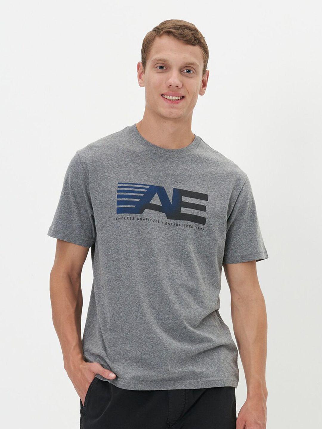 american eagle outfitters typography printed regular fit t-shirt