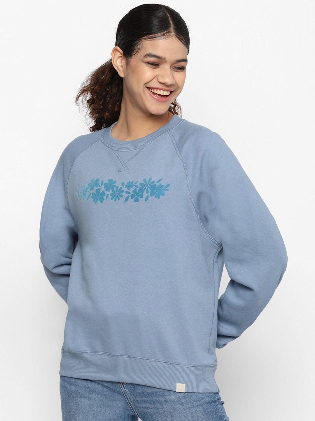 american eagle outfitters women printed sweatshirt