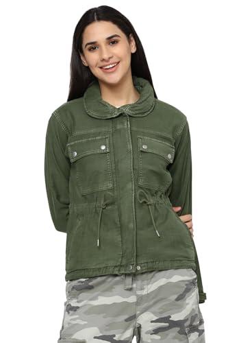 american eagle women's a-line coat (wee0383320309_olive