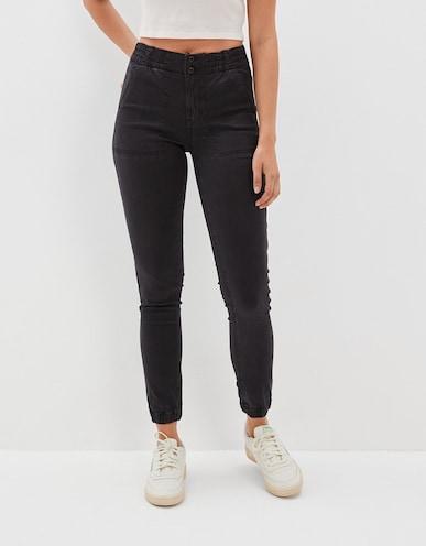 american eagle women black ne(x)t level high-waisted jegging jogger