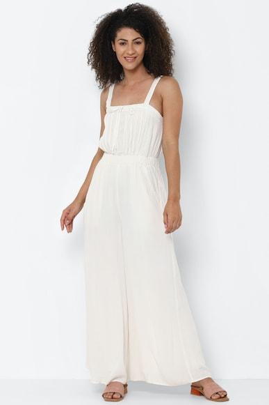 american eagle women white sleeveless jumpsuit