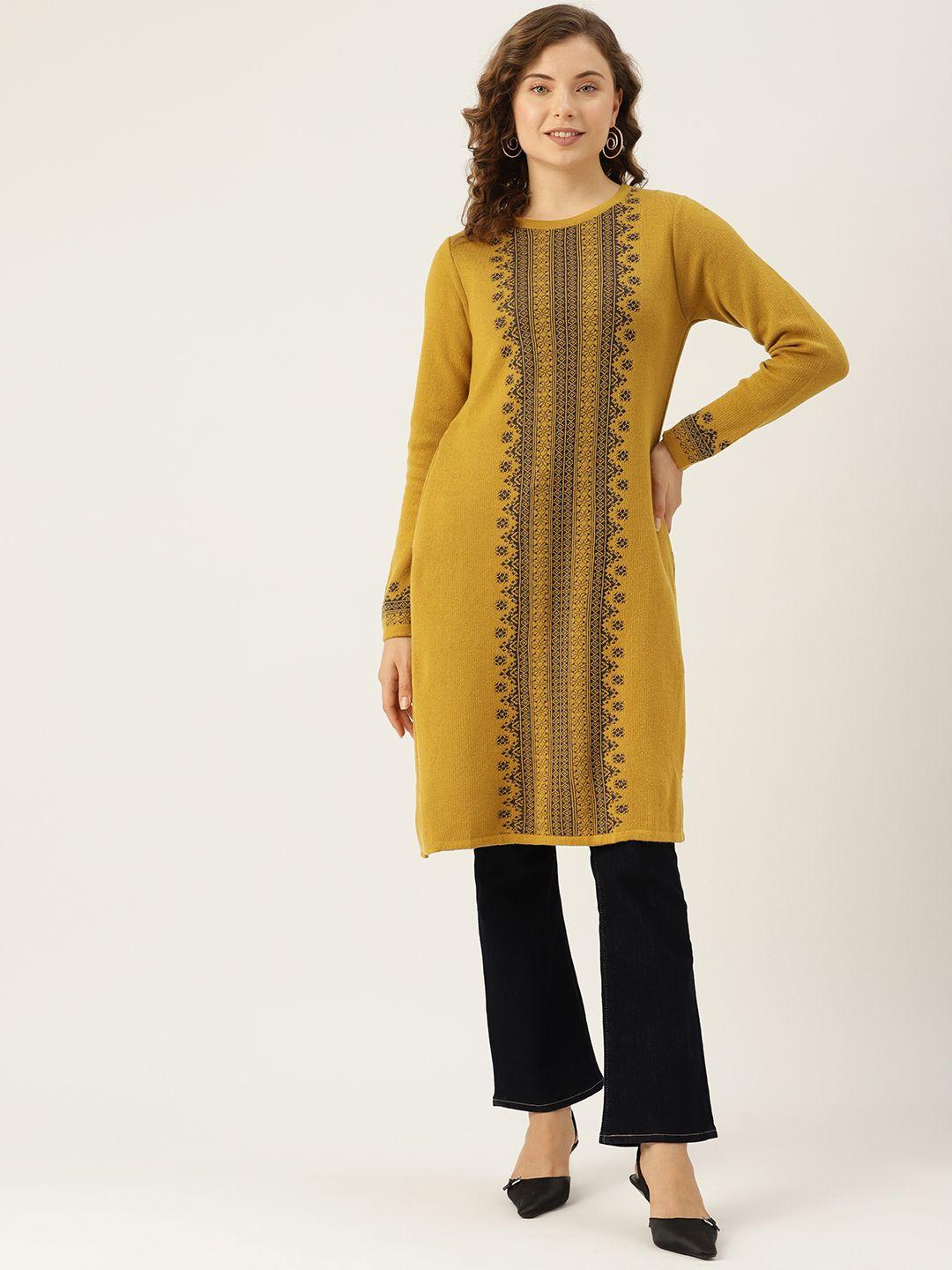 american eye ethnic motifs acrylic winter kurta