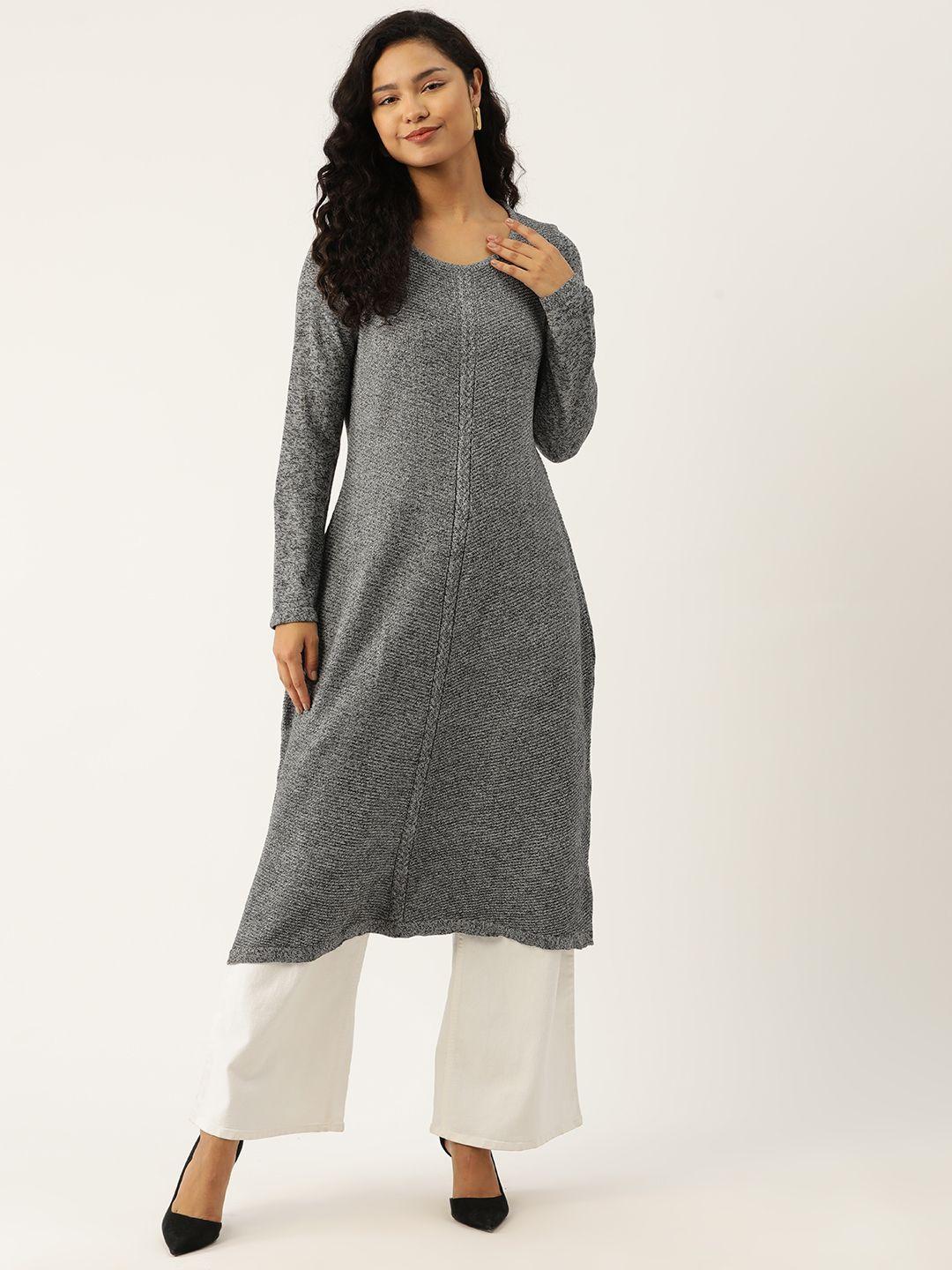 american eye women self design winter kurta