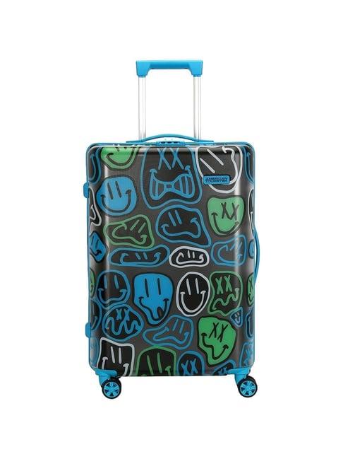 american tourister swag-on multicolor printed hard large trolley bag - 67 cm