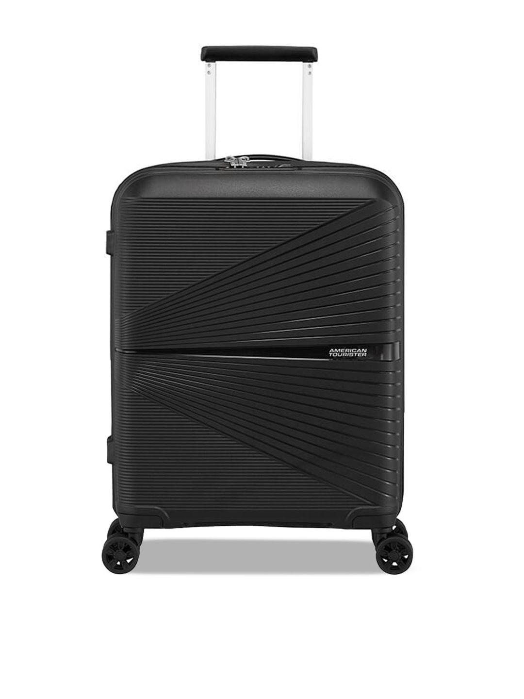 american tourister textured hard-sided cabin trolley suitcase