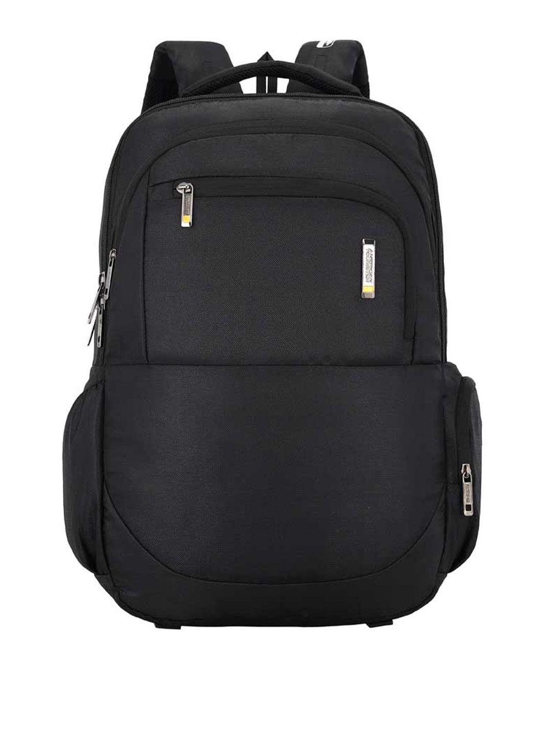 american tourister unisex black backpack