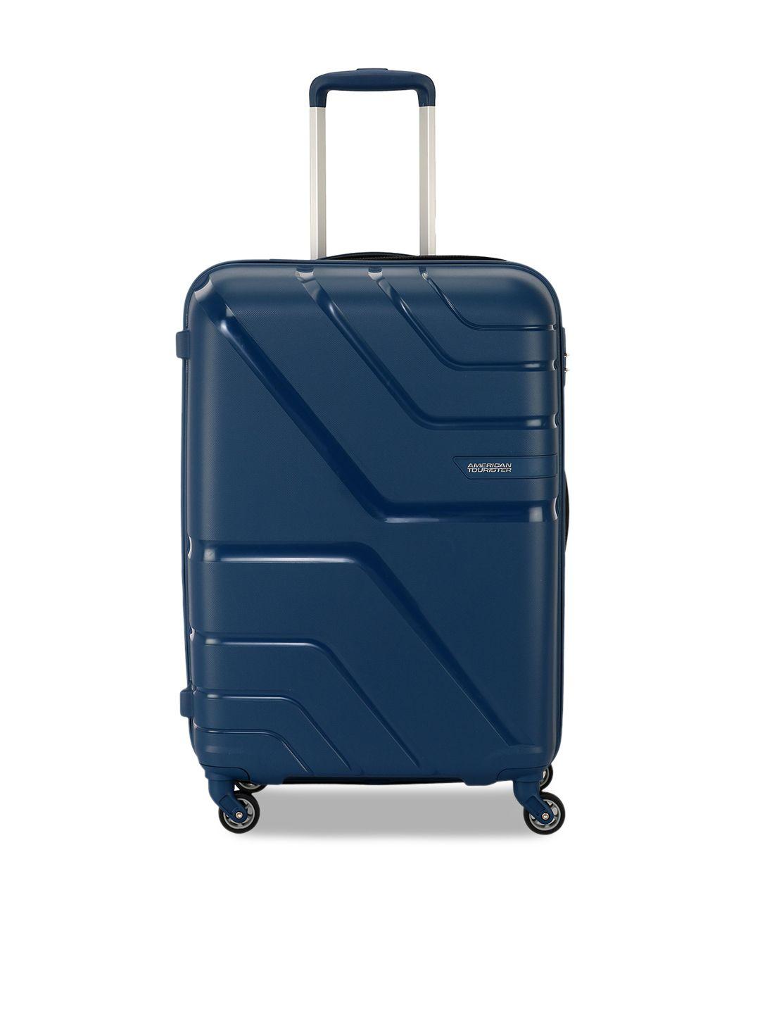 american tourister upland textured hard large trolley bag