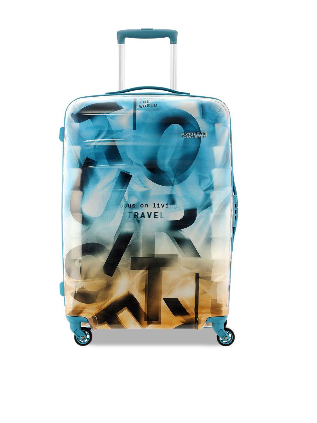 american tourister verg printed hard cabin trolley suitcase