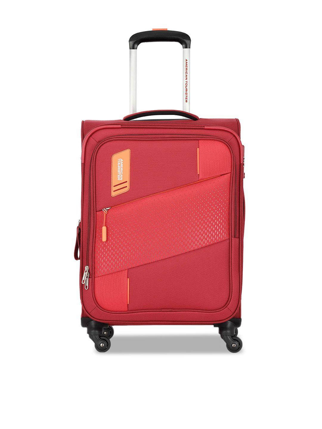 american tourister water resistant soft-sided cabin trolley bag