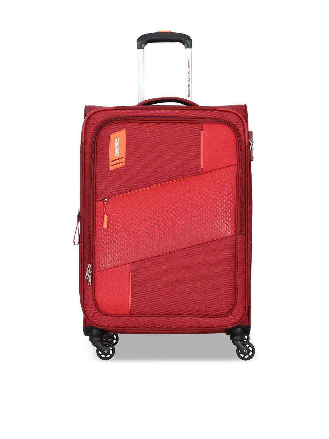 american tourister water resistant soft-sided large trolley bag