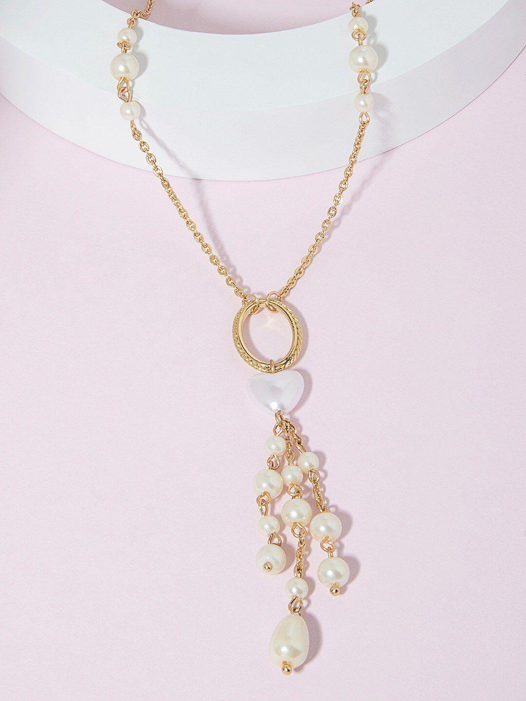 ami gold-toned & white gold-plated chain