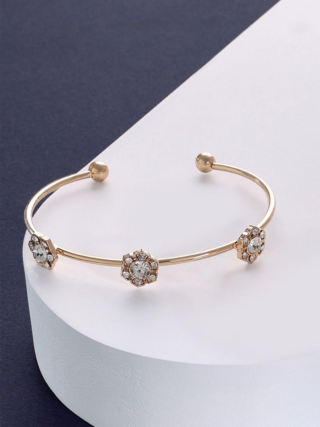 ami women gold-plated kada bracelet