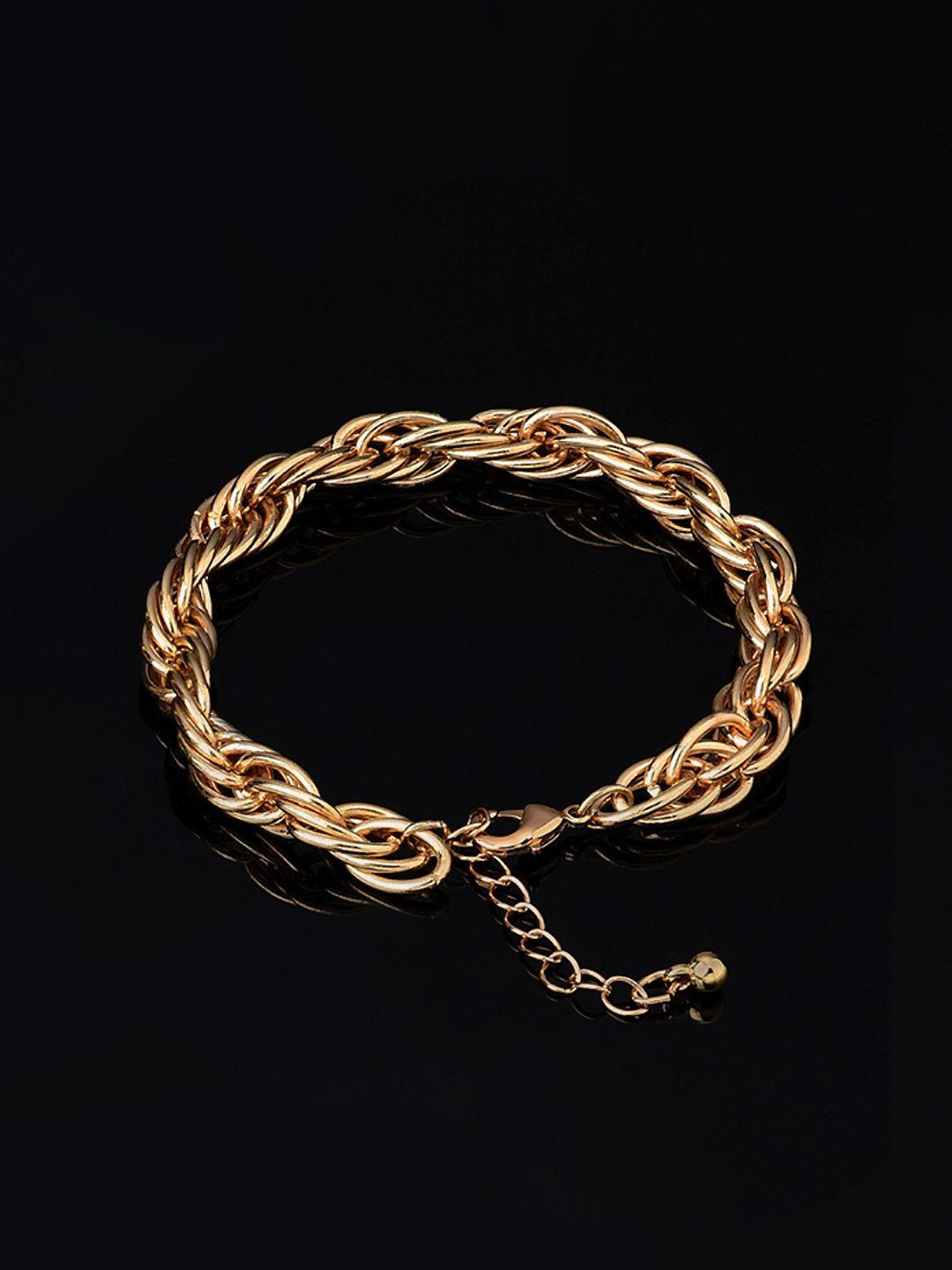 ami women gold-plated link bracelet