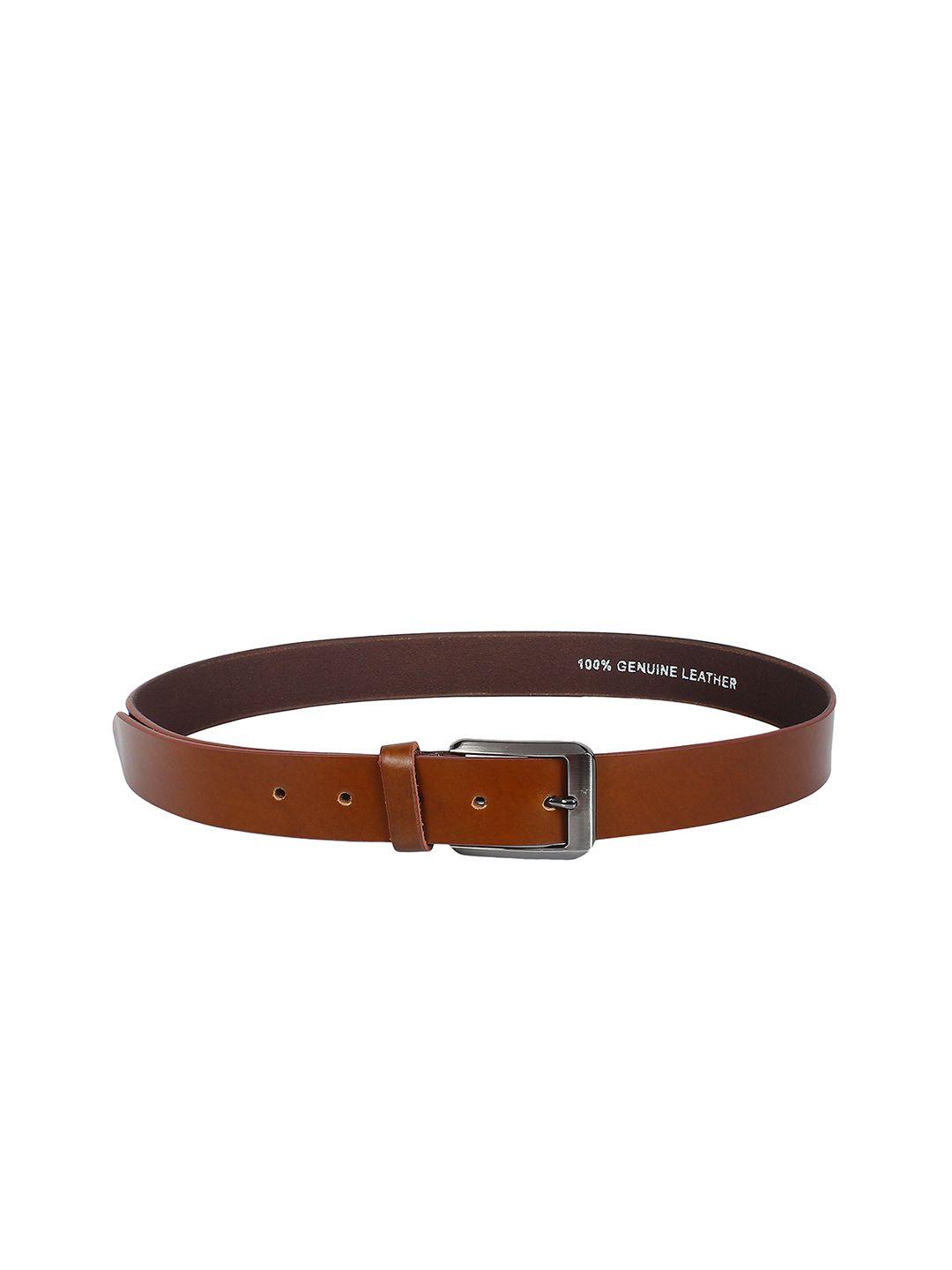 amicraft men tan brown leather solid belt