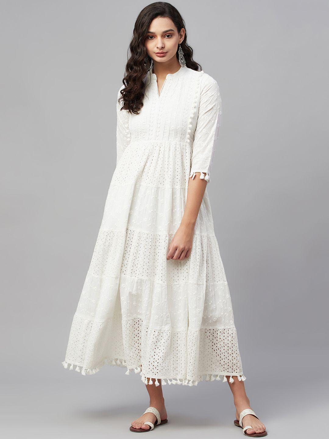 amiras indian ethnic wear white ethnic motifs embroidered ethnic maxi dress