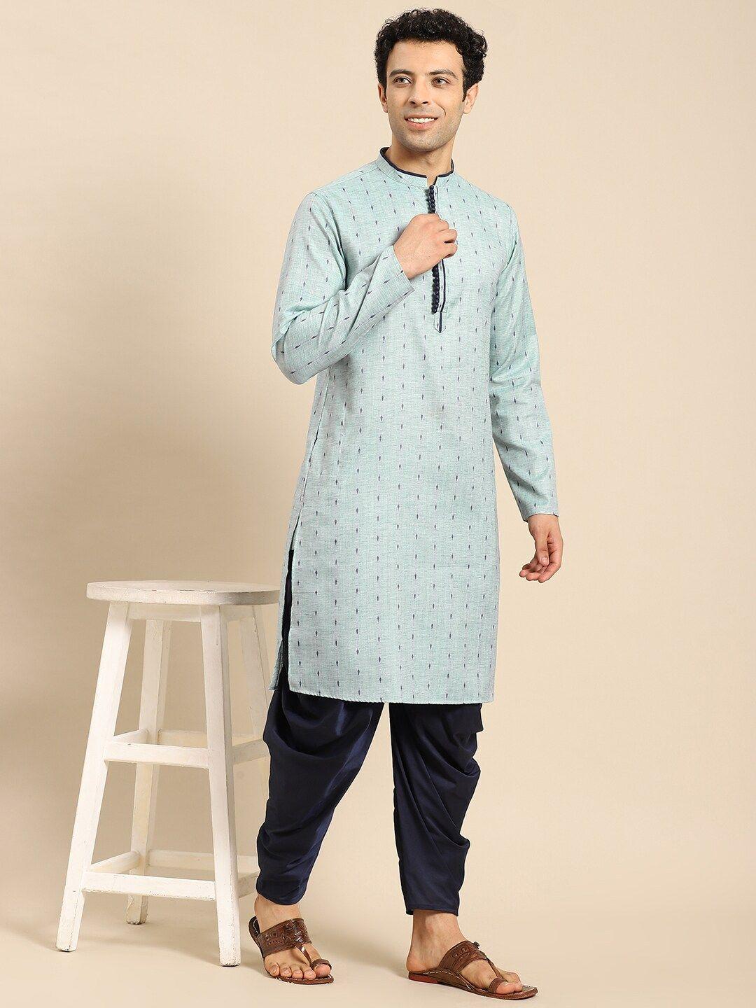 amodh by kisah men ethnic motifs kurta with patiala