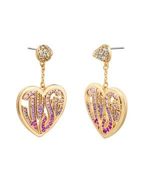 amore rosa drop earrings
