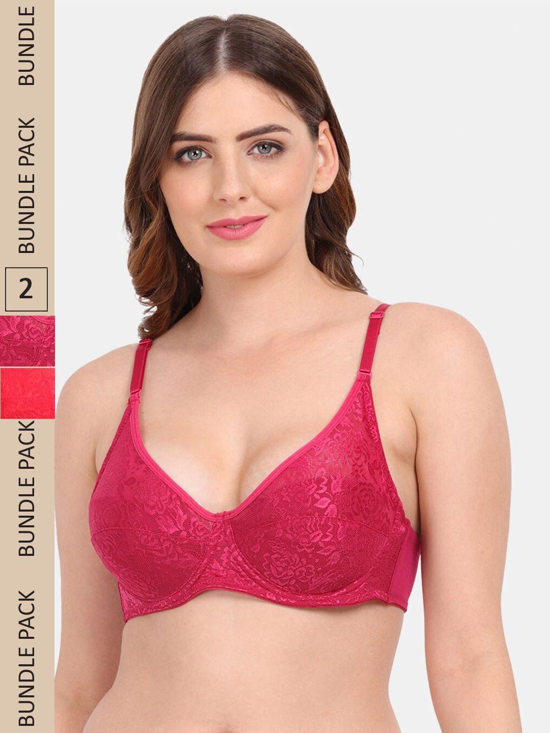 amour-secret-pack-of-2-non-padded-underwired-bra