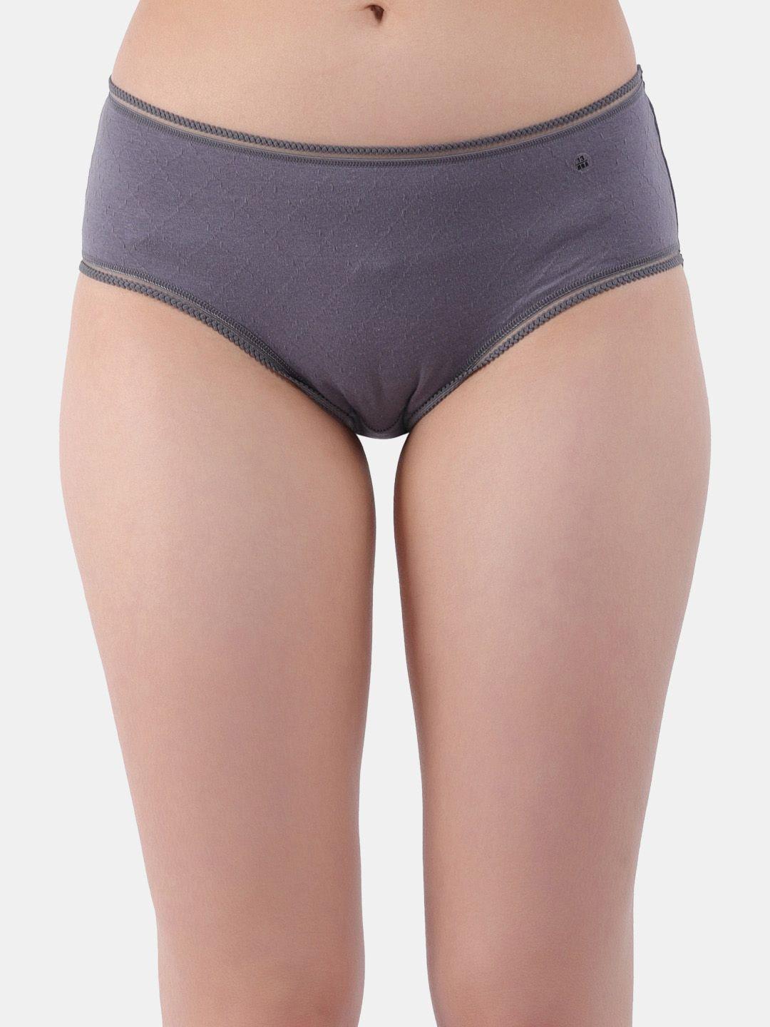 amour secret women mid-rise anti bacterial hipster briefs p701_gry