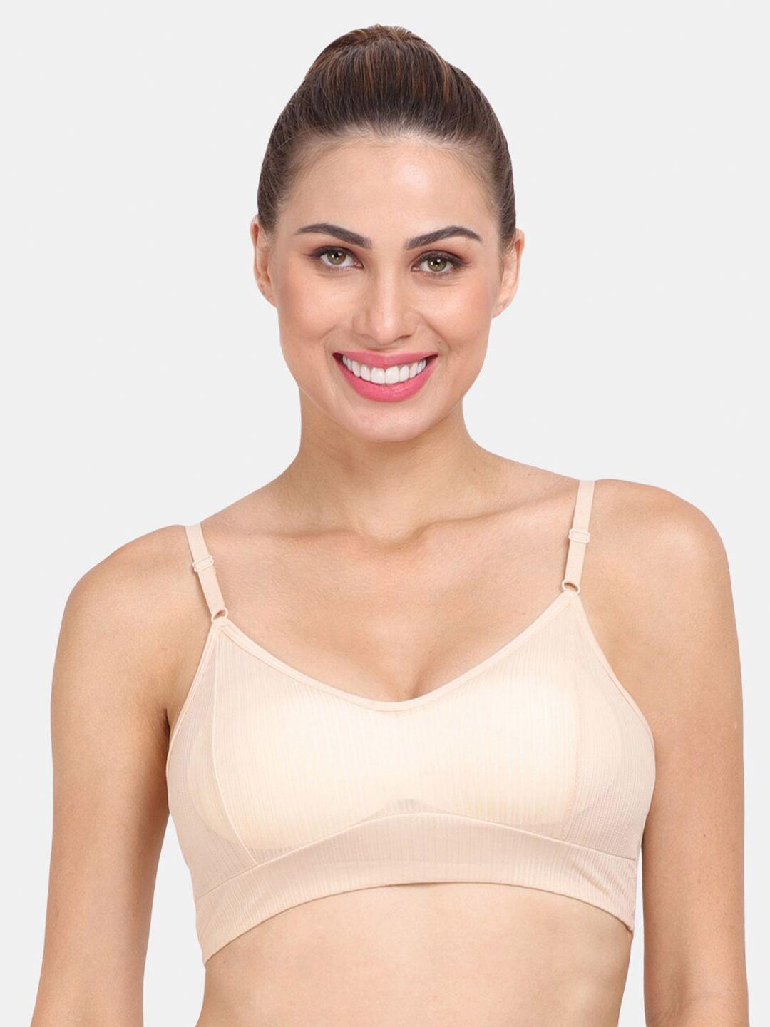 amour secret beige lightly padded dry fit sports bra