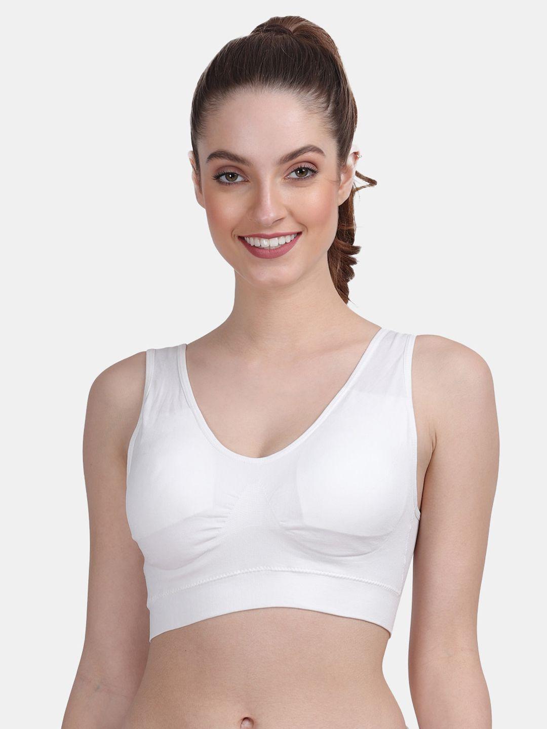 amour secret cream-coloured bra lightly padded