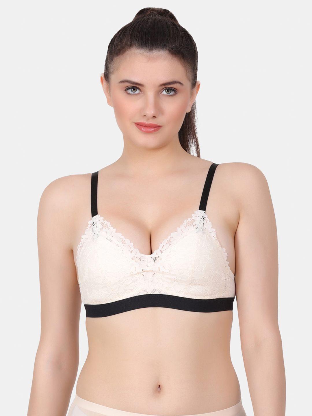 amour secret floral full coverage lightly padded bra with all day comfort