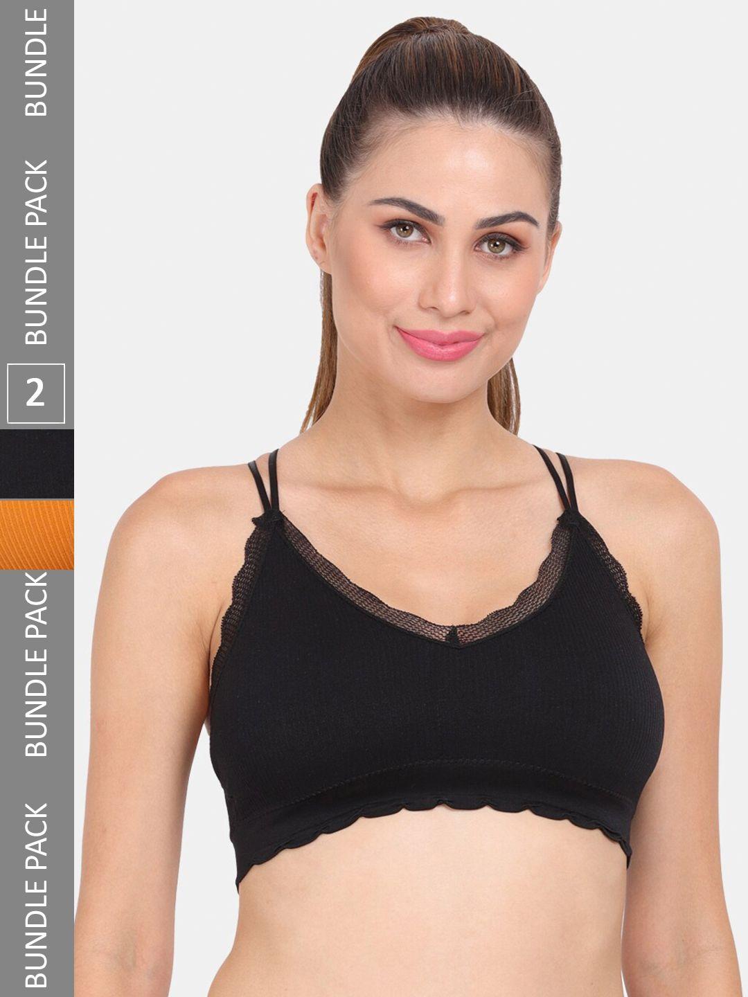 amour secret pack of 2 lightly padded workout bra