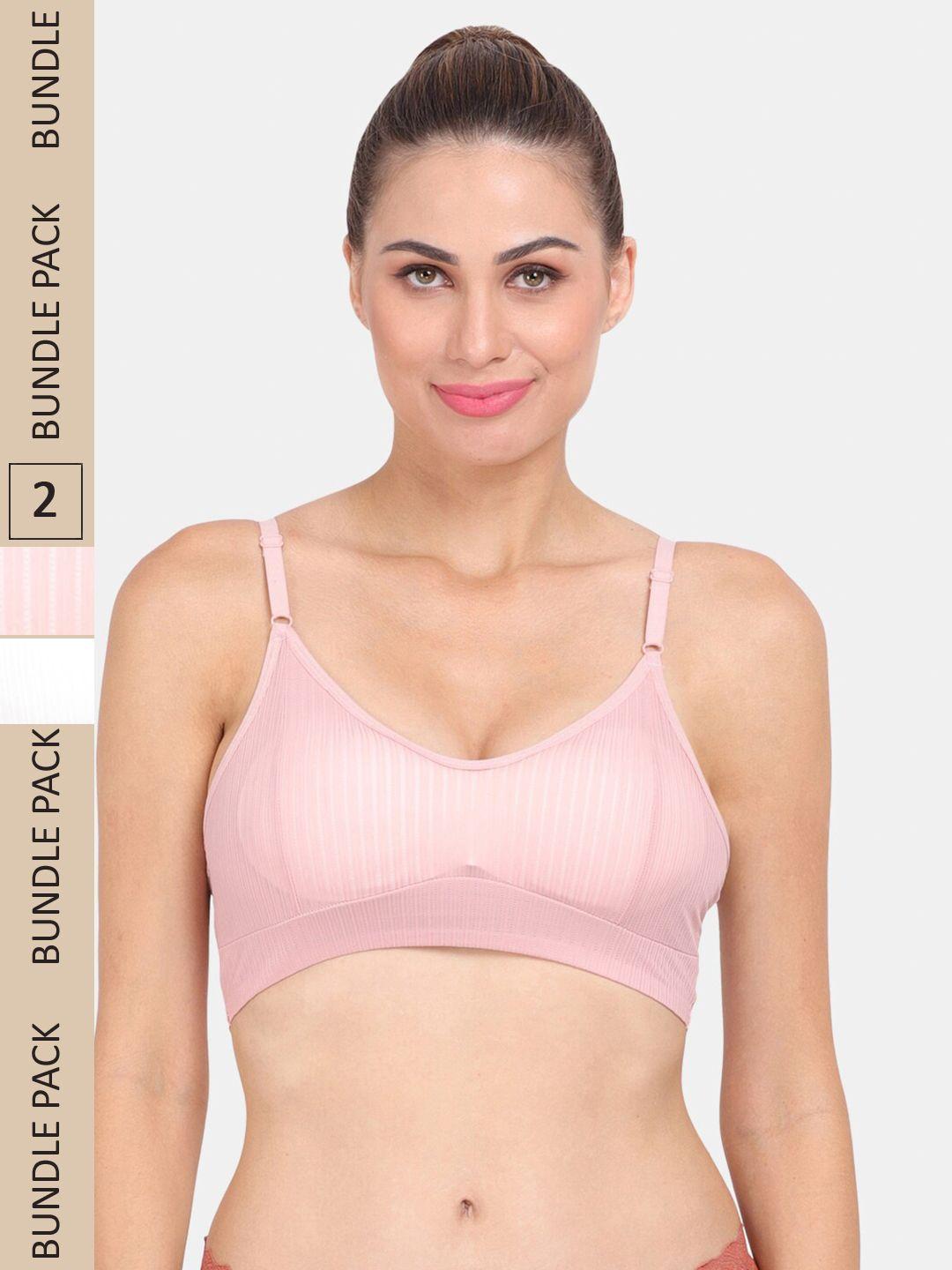 amour secret pack of 2 removable padded sports bra