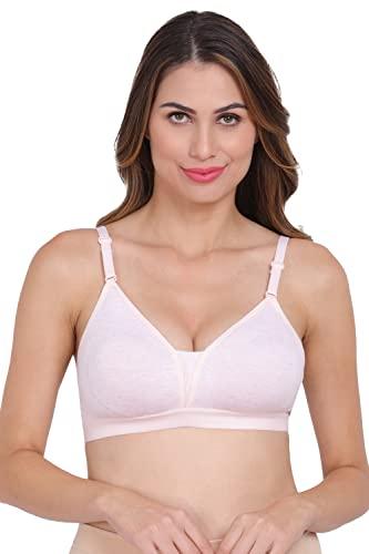 amour secret women's non padded everyday t-shirt bra b403 peach 38b