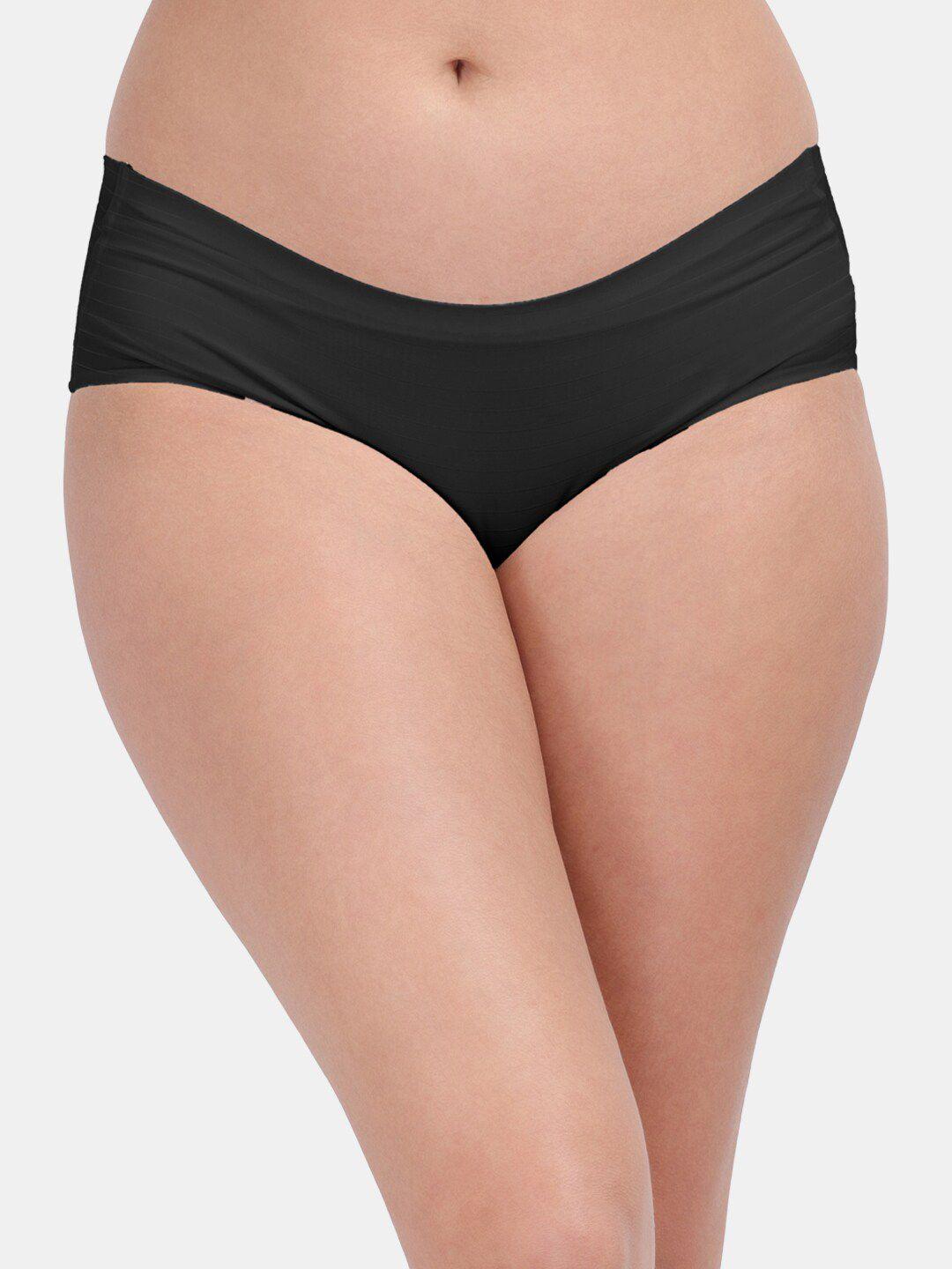 amour secret women black anti-odour hipster brief