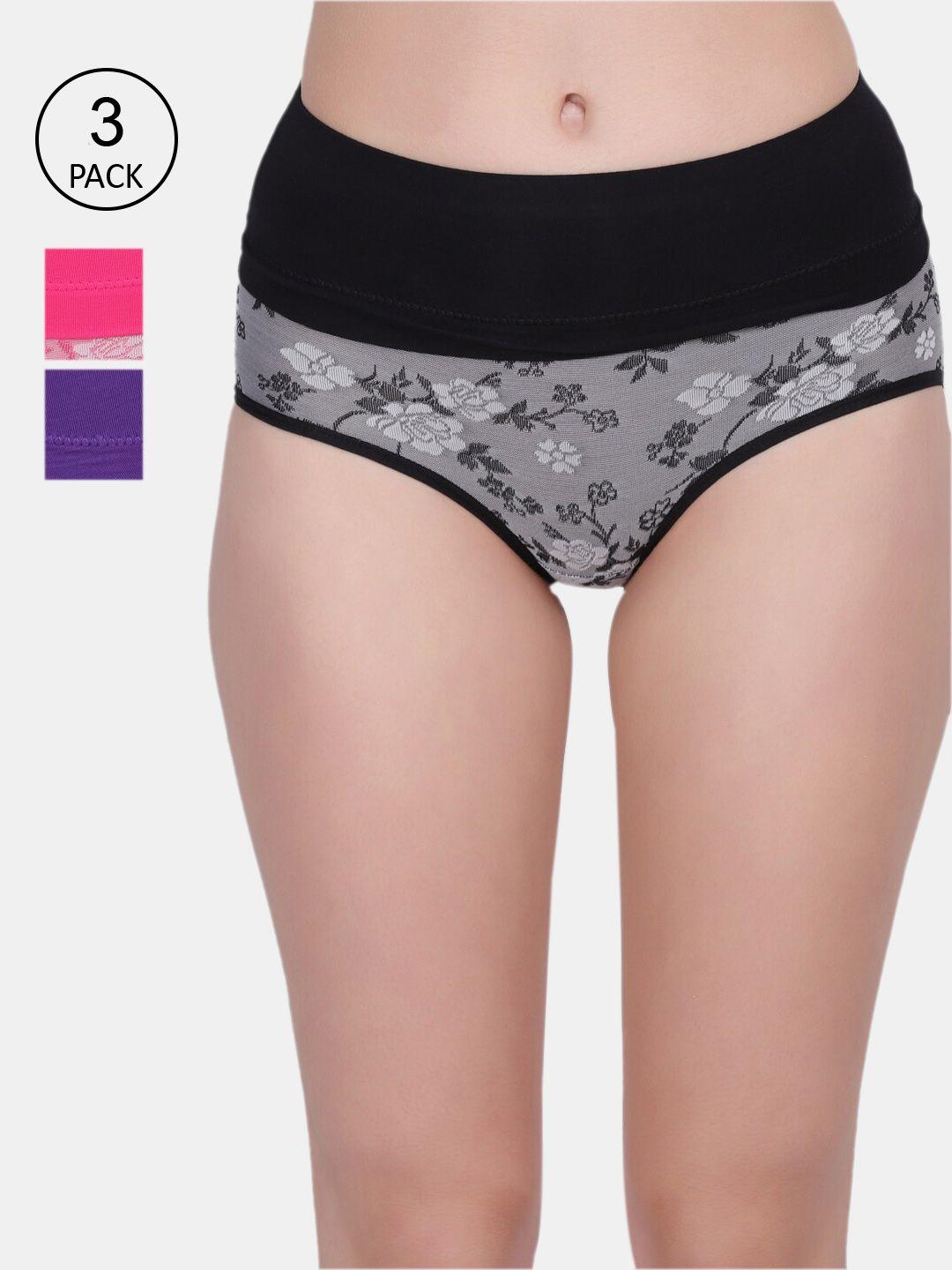 amour secret women pack of 3 assorted hipster briefs