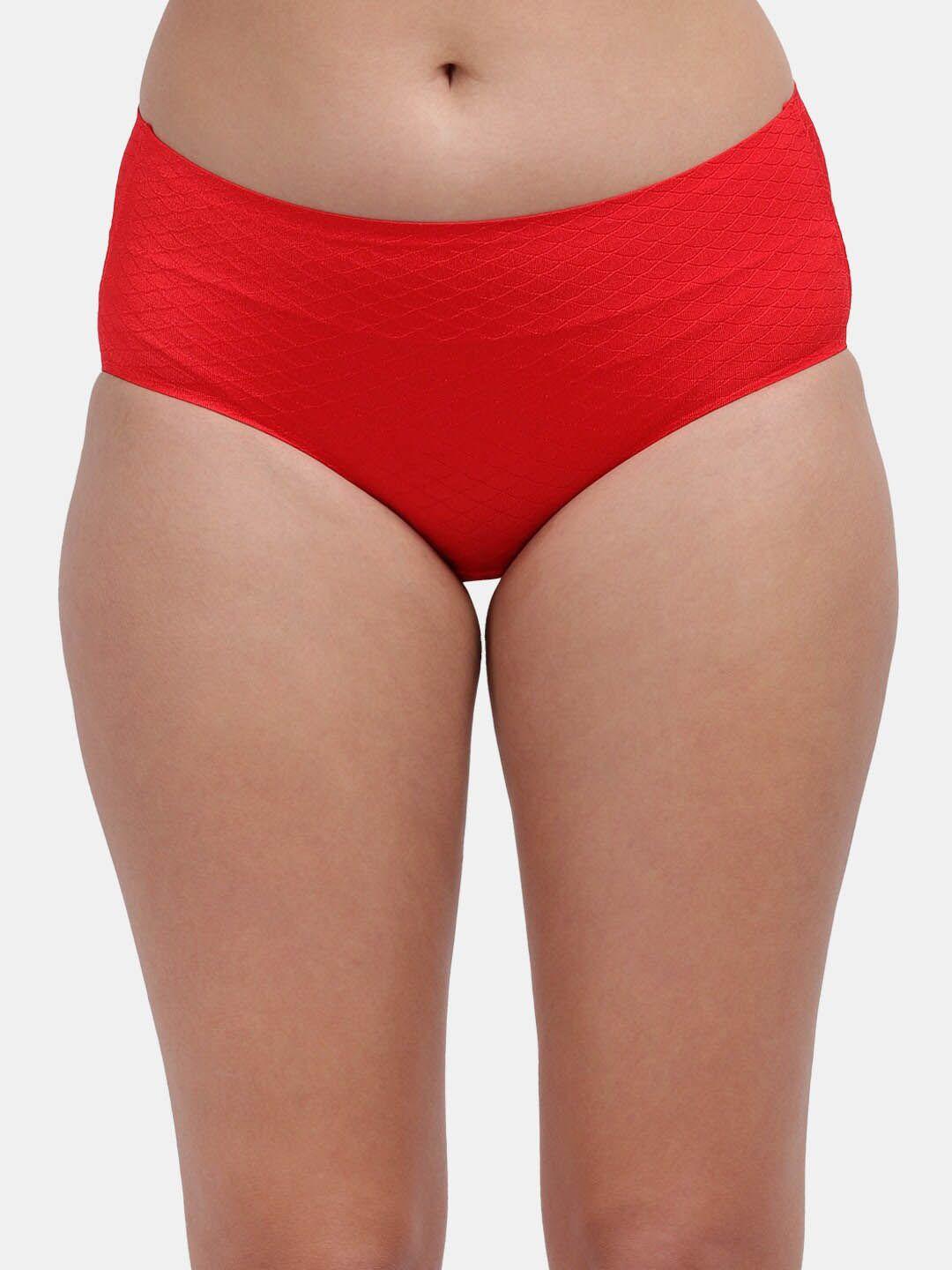 amour secret women red anti-odour hipster brief