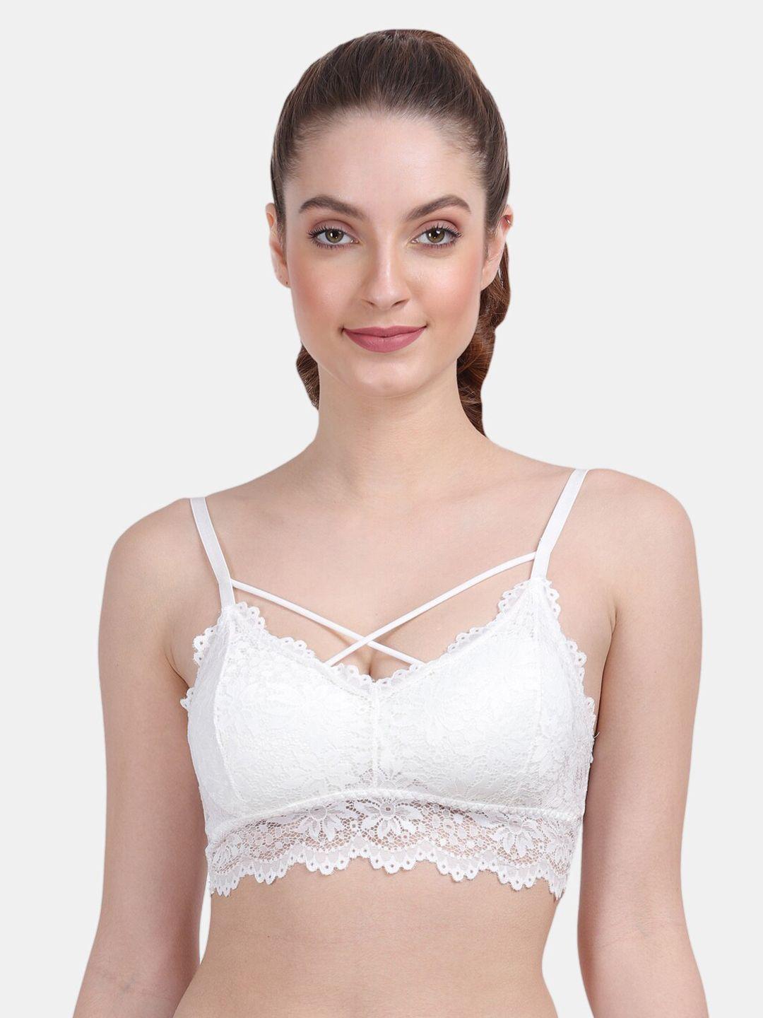 amour secret women white bra