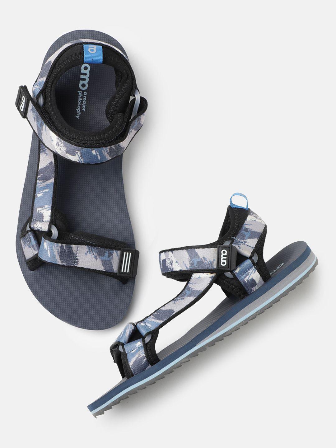 amp men printed sports sandals