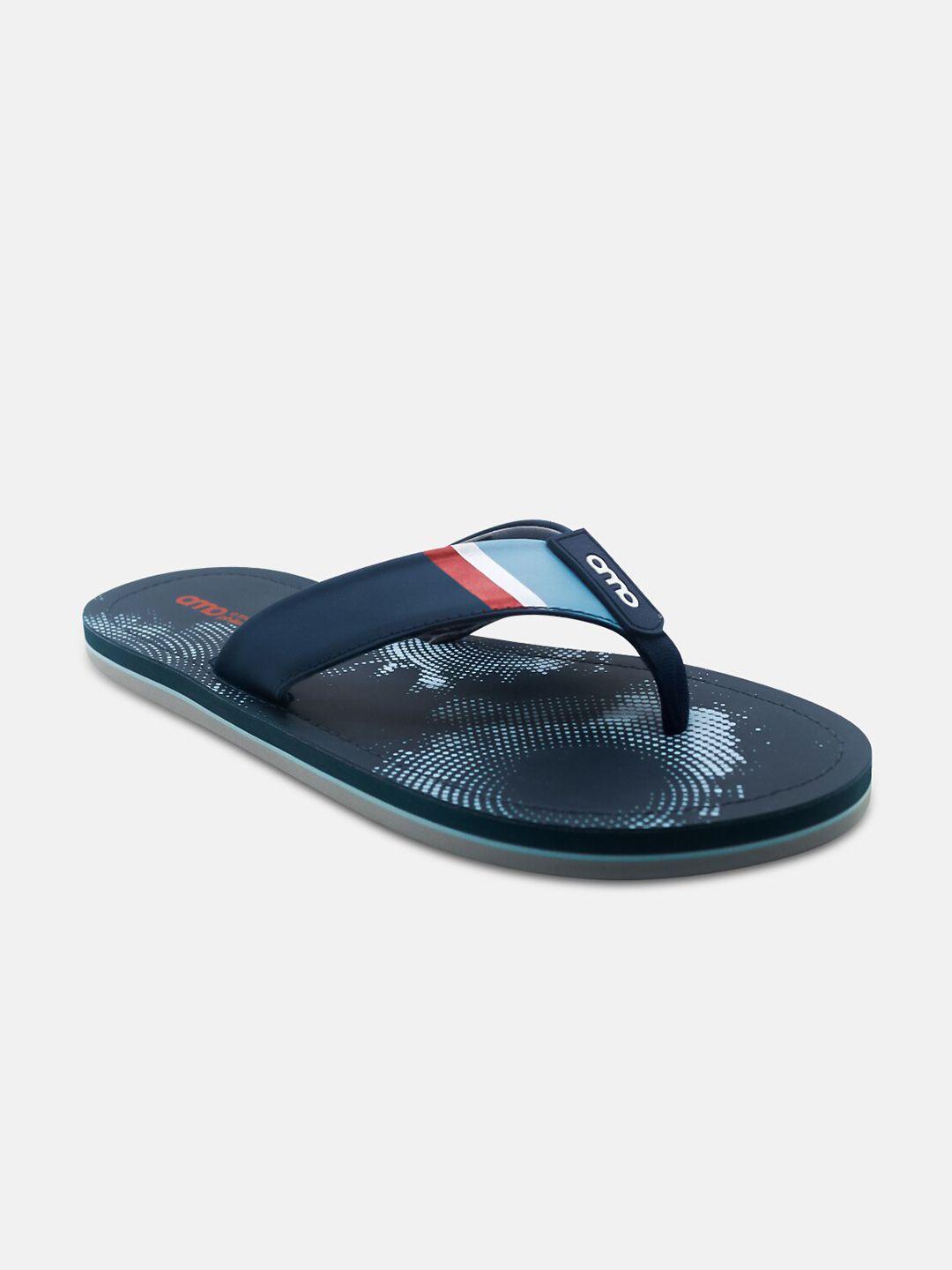 amp men printed thong flip-flops